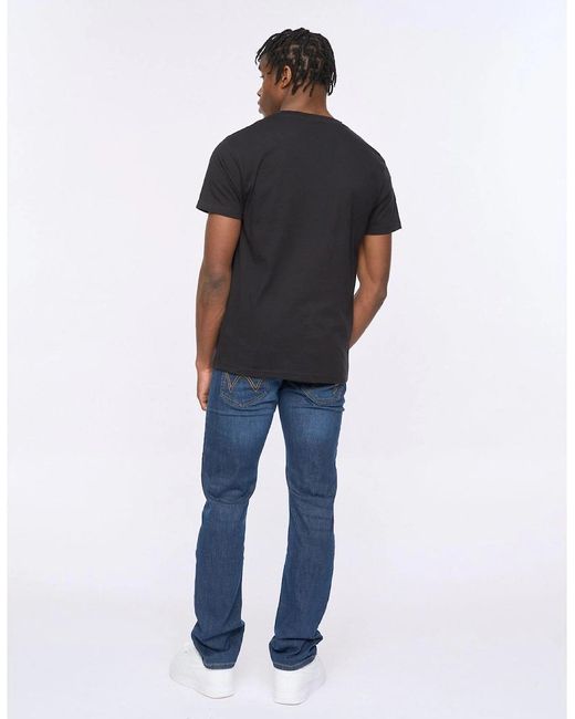 Kings Will Dream Black Mapped T-Shirt for men