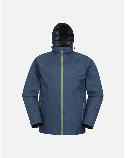 Mountain Warehouse Blue Summit Extreme Waterproof 2.5 Layer Jacket for men
