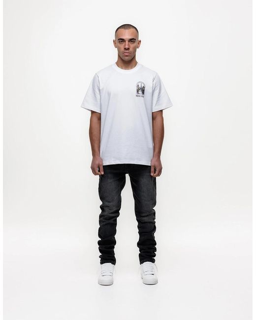 Magrit Black Dawn Slim Jeans for men