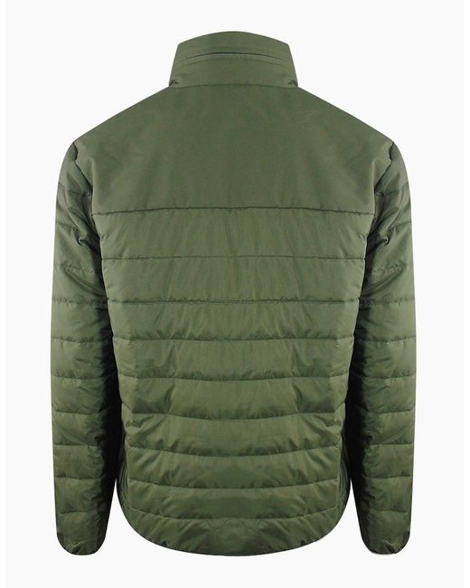 Iceberg Green Ice Plain Padded Jacket for men