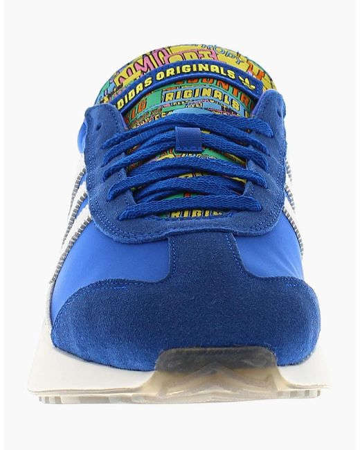 Adidas Originals Blue Trainers Country Xlg Lace Up Uk Size for men