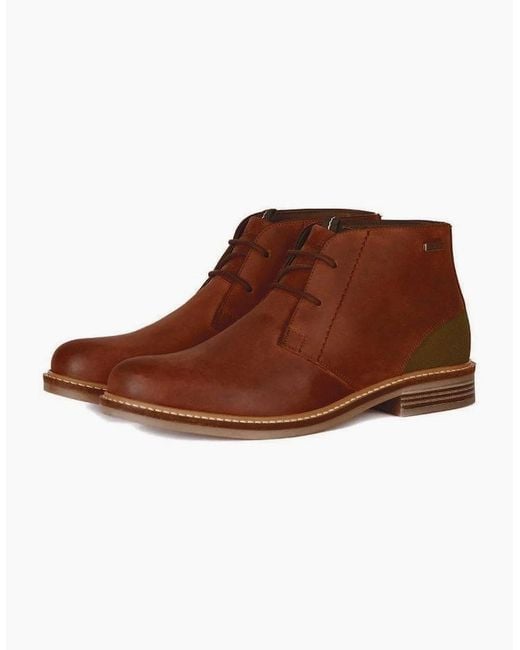 Barbour Brown Hickory Readhead Chukka Boots for men