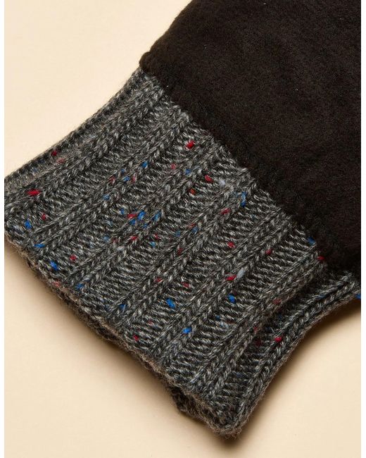 Joules Black Hammond Gloves for men