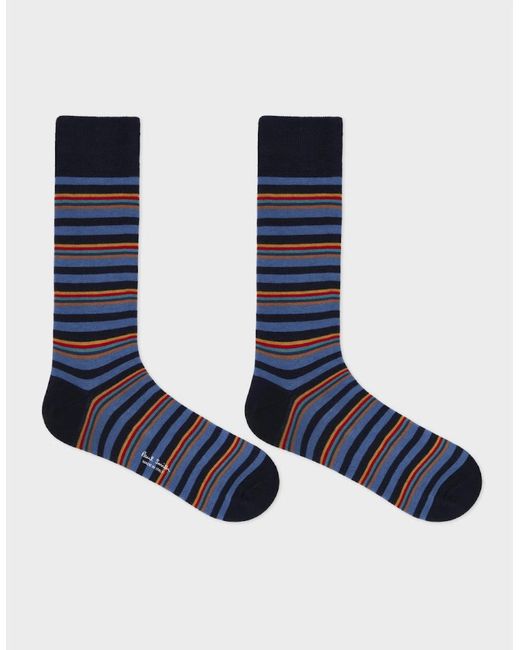 Paul Smith Blue Nolan Artist Socks 47 for men