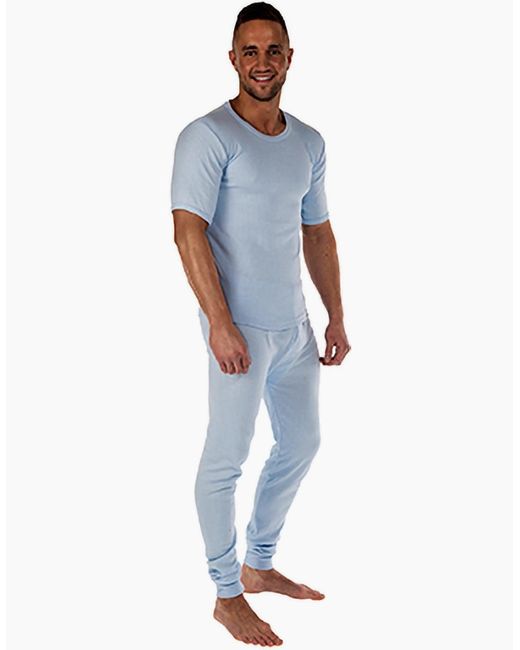 Regatta Blue Thermal Underwear Long Johns for men