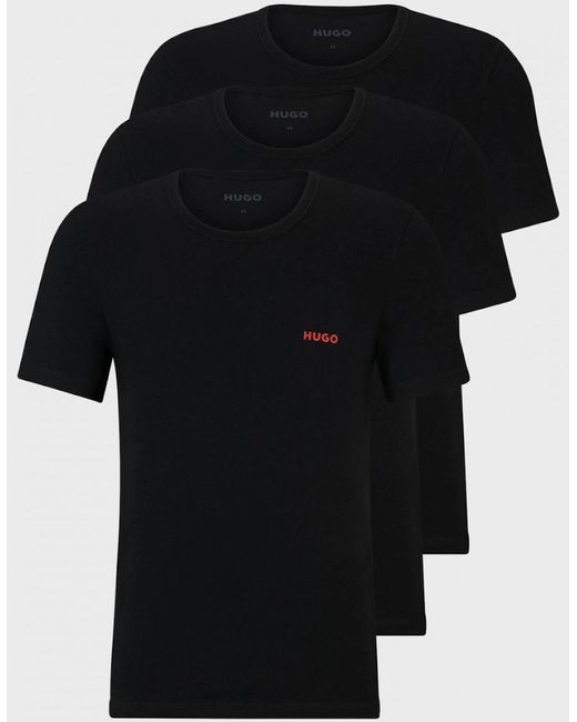 Boss Black Hugo Three-Pack Of Underwear T-Shirts for men
