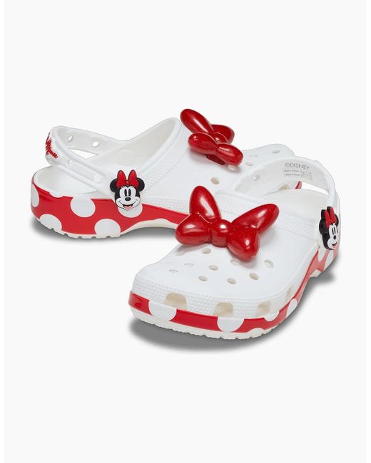 CROCSTM Red 212717 Minnie Mouse Disney Clogs