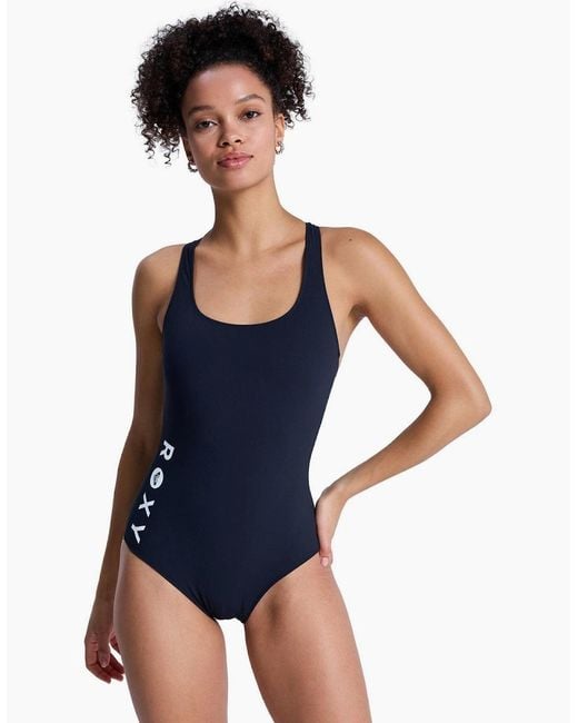 Roxy Blue Active One-Piece Swimsuit