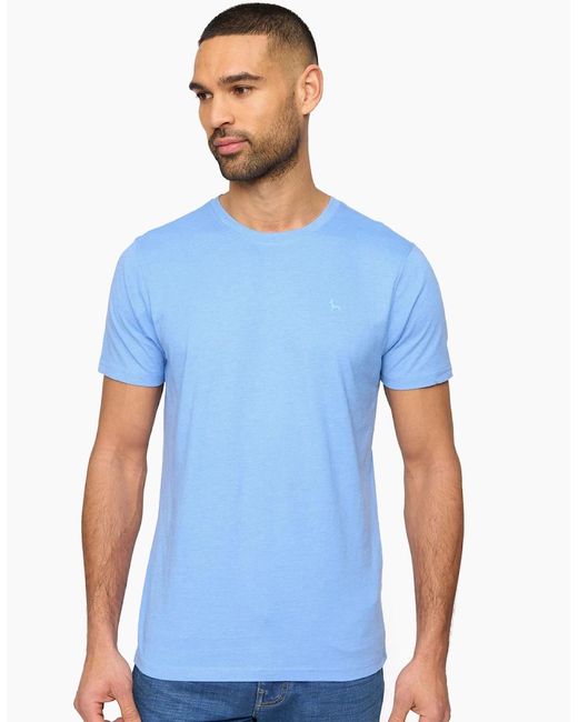 Bewley & Ritch Blue Bewley & Ritch Barlowe T-Shirt Mid Marl for men