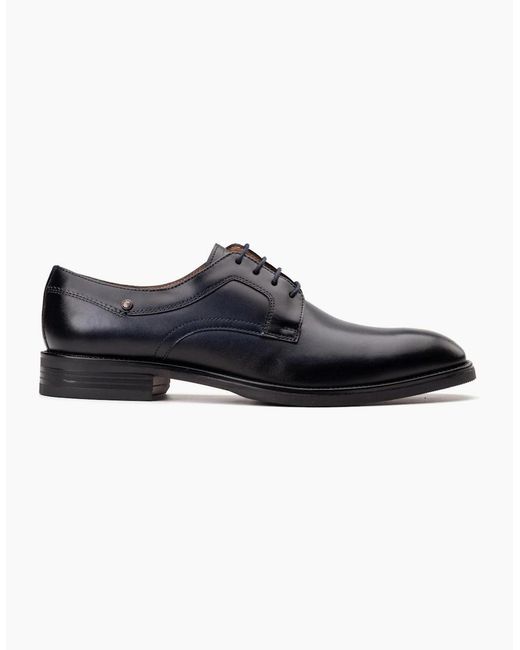 Base London Black Sleeve Lace Up Shoes for men