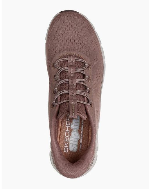 Skechers Brown Glide-Step Elevate Amaze