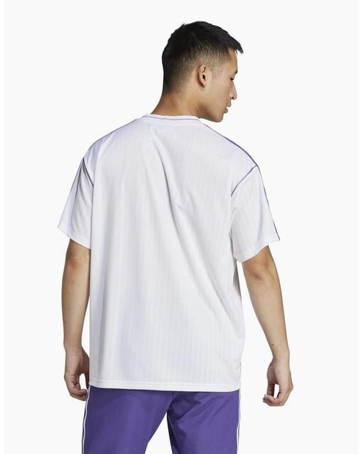 Adidas White Real Madrid Icon T-Shirt Adults for men