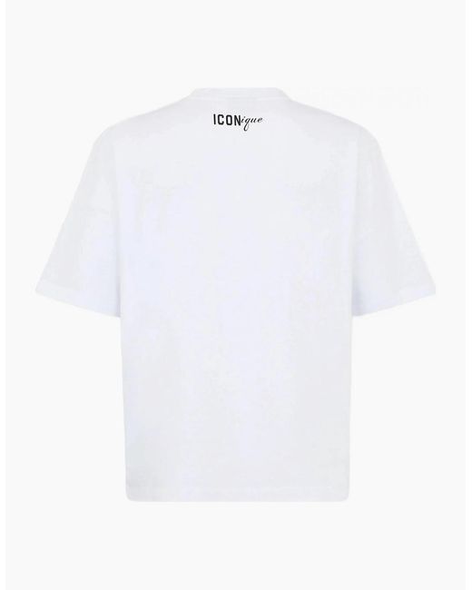 DSquared² White Cotton T-Shirt for men