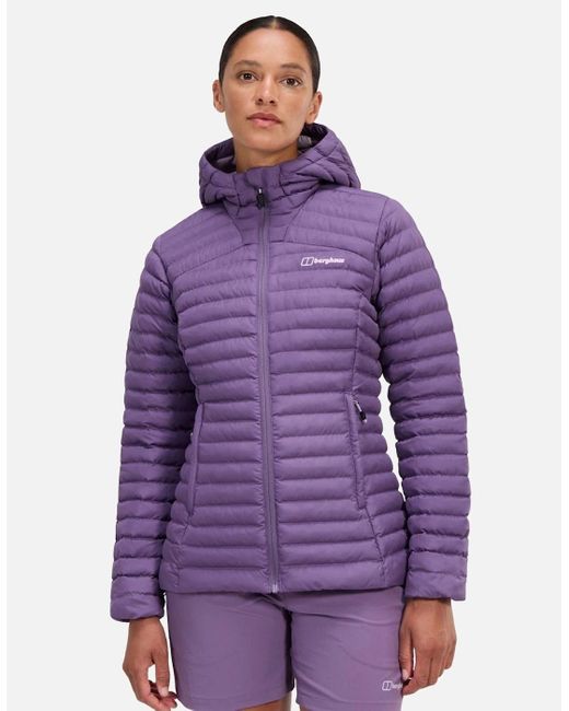 Berghaus Purple Nula Micro Padded Hooded Jacket