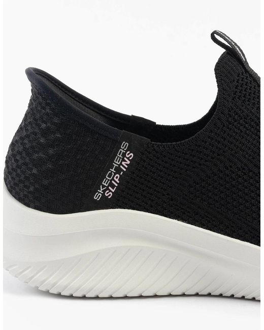 Skechers Black 150450/Blk Ultra Flex 3.0-Easy Win Trainers