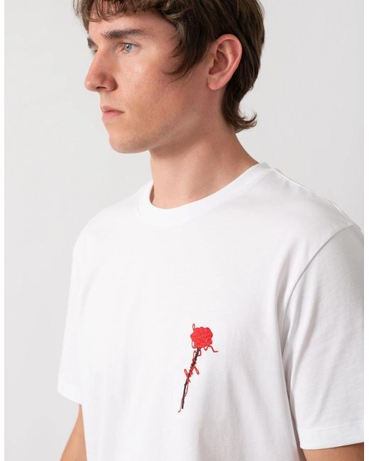 Boss White Hugo Diflow T-Shirt for men
