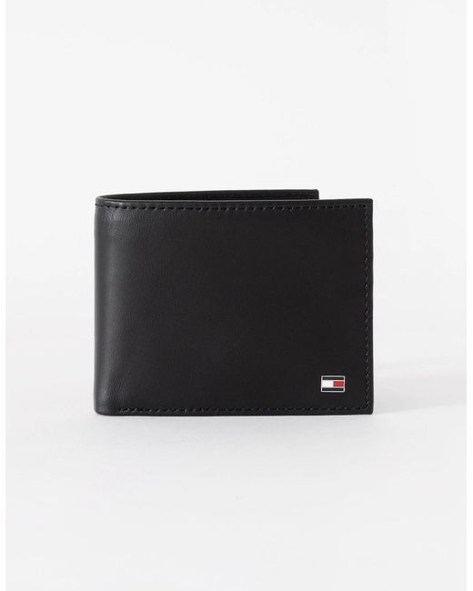 Tommy Hilfiger Black Eton Mini Cc Wallet for men