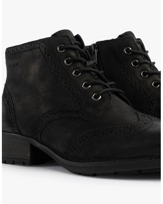 Josef Seibel Black Kate 11 Brogue Boots