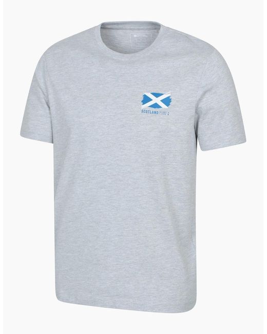 Mountain Warehouse Blue Scotland T-Shirt for men