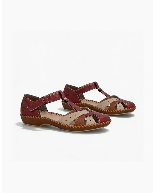 Rieker Brown M1655-34 Desideria Gladiator Sandals