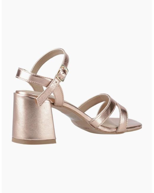 Hush Puppies Natural Nalani Heeled Sandals