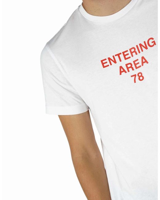 DIESEL White T-Diegos-K25 T Shirt for men