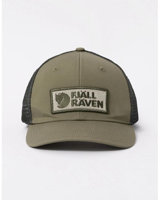 Fjallraven Green Langtradarkeps Cap for men