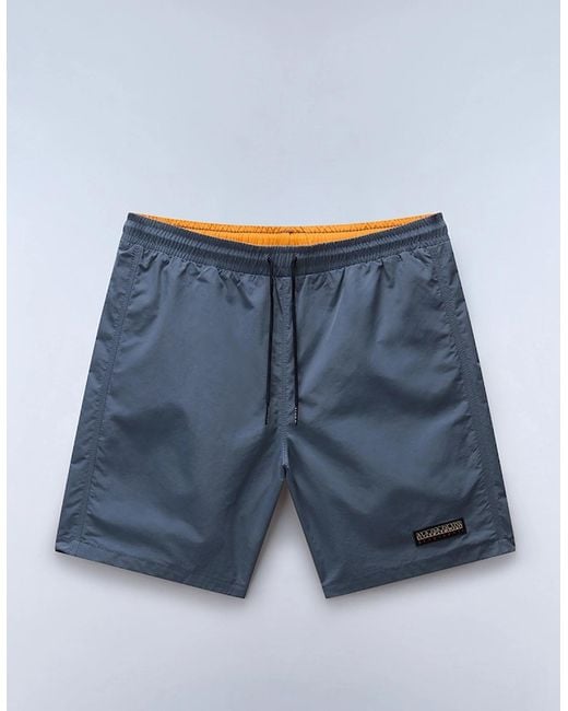 Napapijri Blue Iaato Summer Shorts for men