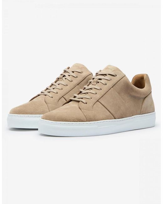 Oliver Sweeney White Kendal Suede Trainers for men