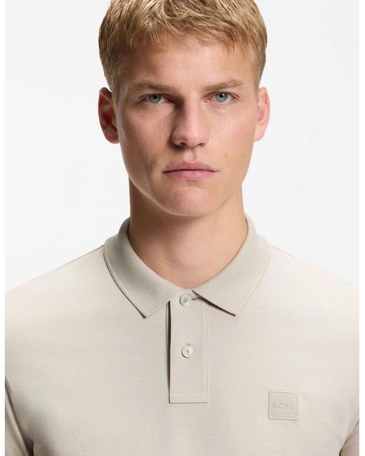 Boss Blue Passenger Short Sleeve Polo Shirt for men
