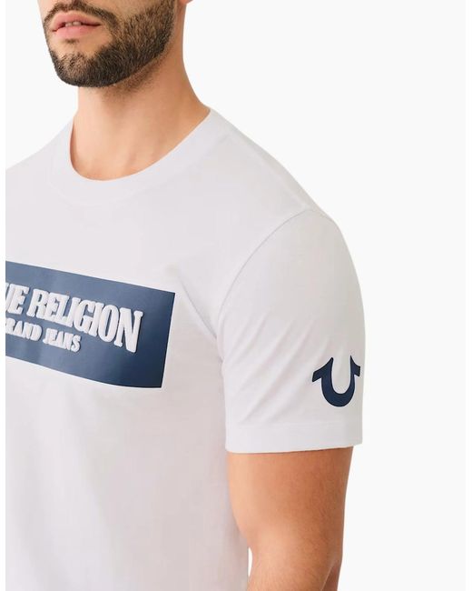 True Religion Gray 700165 T Shirts Cotton Tee for men