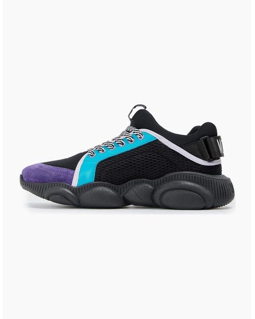 Moschino Blue Low Top Trainers for men