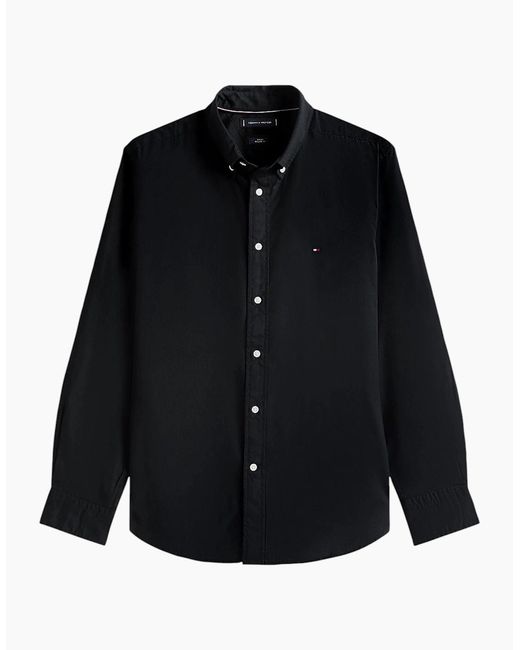 Tommy Hilfiger Black Shirts Slim Fit Formal Top for men