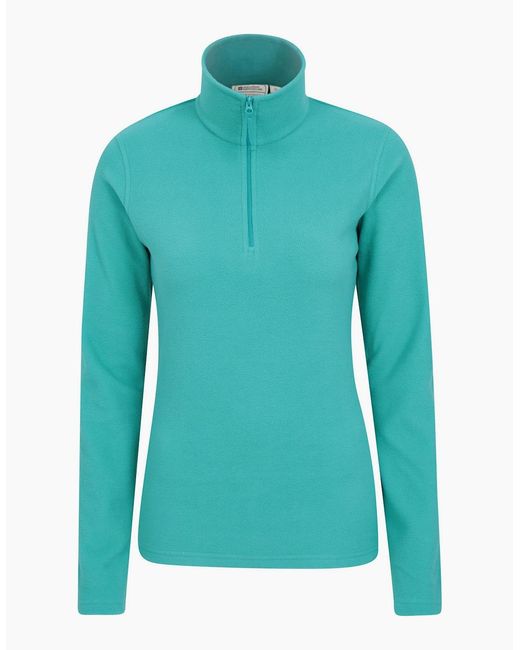 Mountain Warehouse Blue Ladies Camber Ii Fleece Top