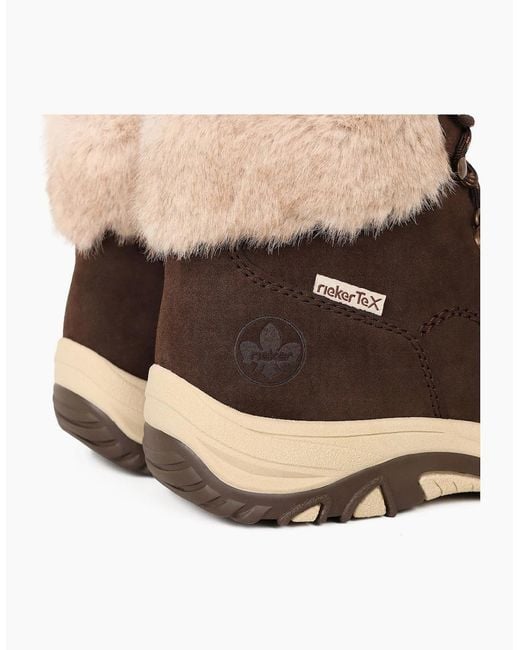 Rieker Brown Snowdon Ankle Boots