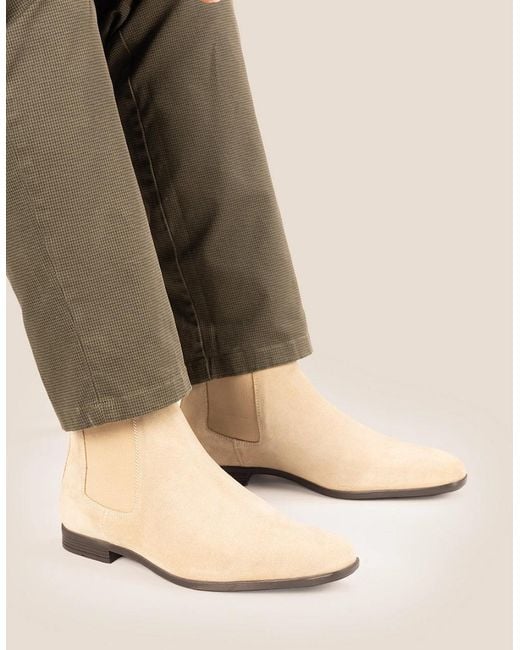 Oswin Hyde Natural Darwin Sand Suede for men