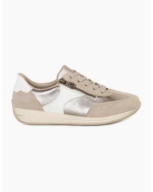Rieker White Honor Trainers
