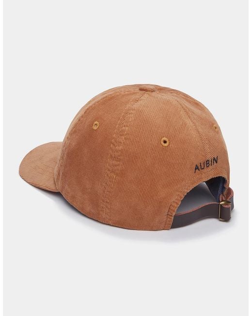 aubi Blue Dearne Cord Cap for men