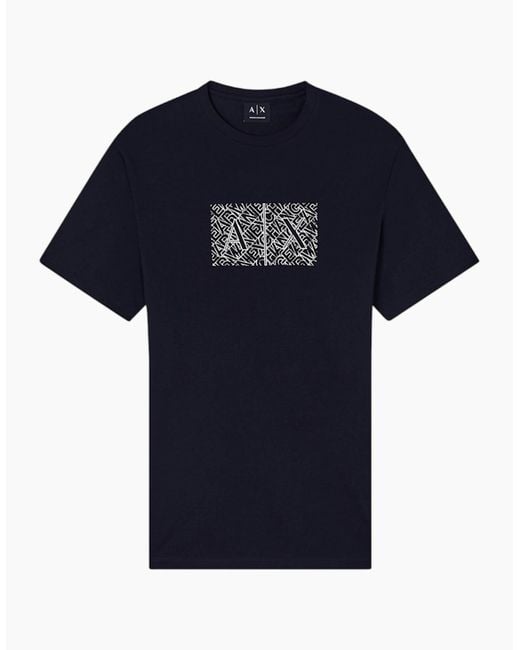 Armani Blue Exchange Af10356 T Shirts Cotton Tee for men