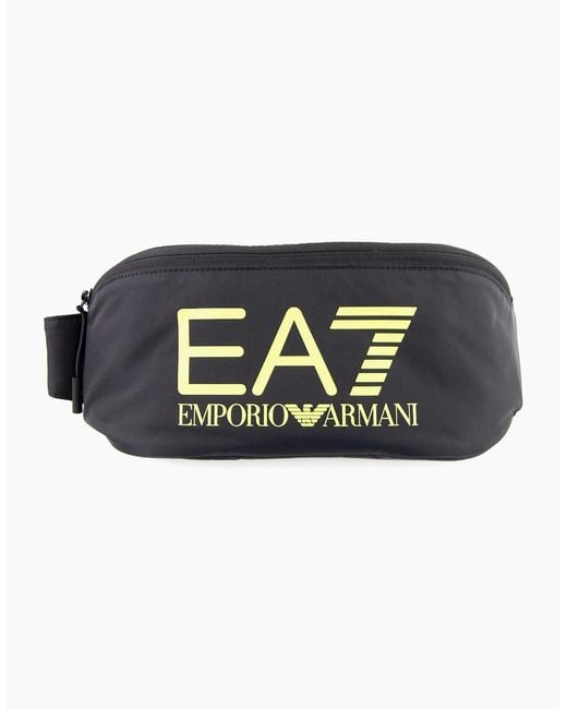 EA7 Blue Logo Belt Bag for men