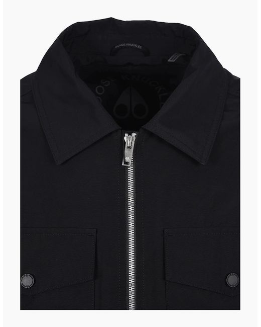 Moose Knuckles Blue Charlesbourg Jacket for men