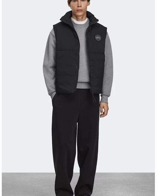 Canada Goose Black Lodge Gilet Disc for men