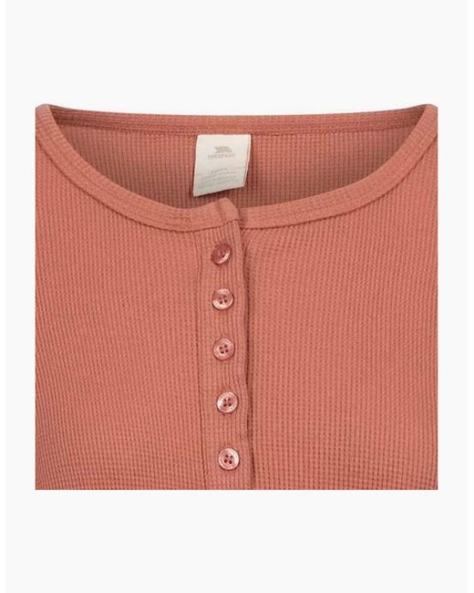 Trespass Pink Ladies Morvenna Long-Sleeved Top
