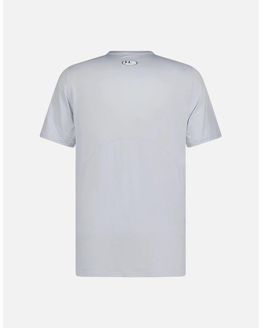 Under Armour Gray Hg Armour Fitted Nvlty Short Sleeve T-Shirt for men
