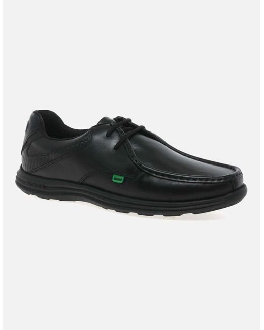 Kickers Black Reasan Lace Casual Shoes for men