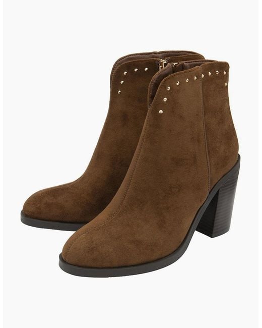 Lotus Brown Lucy Ankle Boots