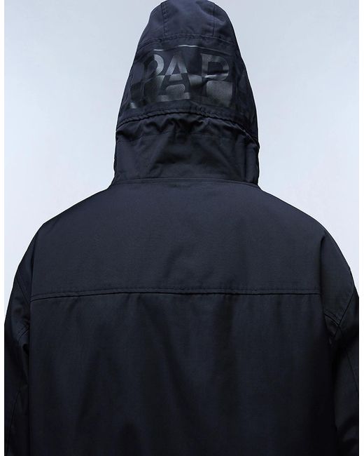 Napapijri Black Rainforest Next Anorak Jacket for men