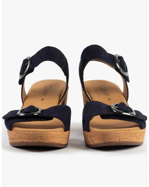 Gabor Black Fantastica Sandals Dark