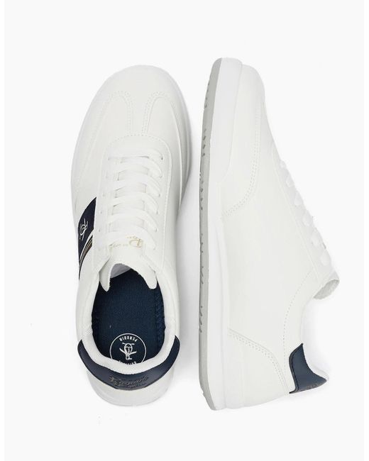 Original Penguin White Penguin Gaz Trainers for men