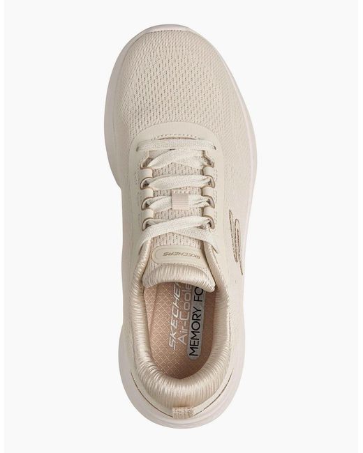 Skechers White Skech-Lite Pro 2.0 Polyester Natural/ Trainers